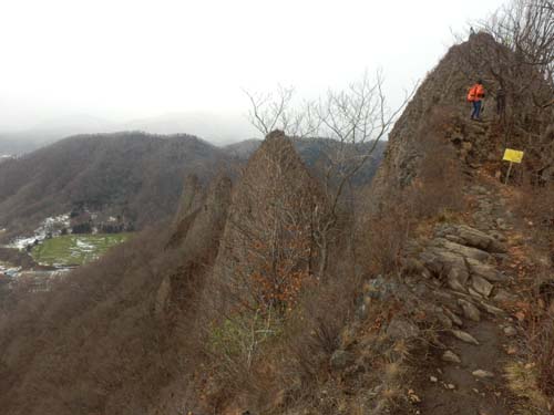 八剣山の頂上